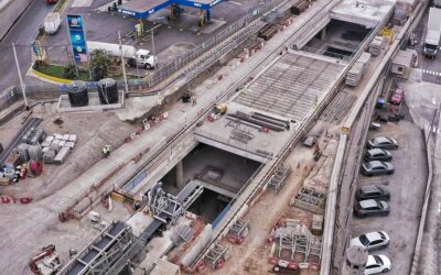 Construcción de la Línea 2 del Metro de Lima